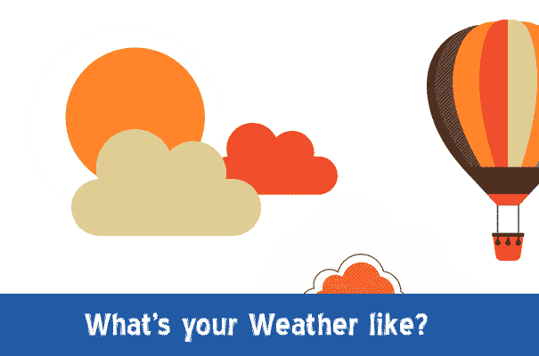 What is the weather looking like in your area